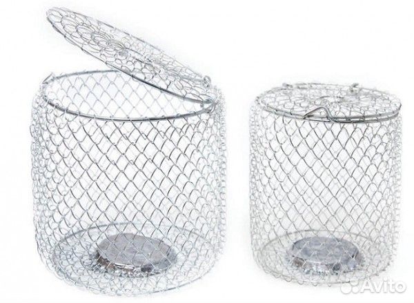 Кормушка металлическая, оцинкованная, огруженная