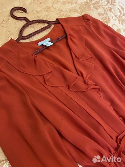 Платье шифоновое 42