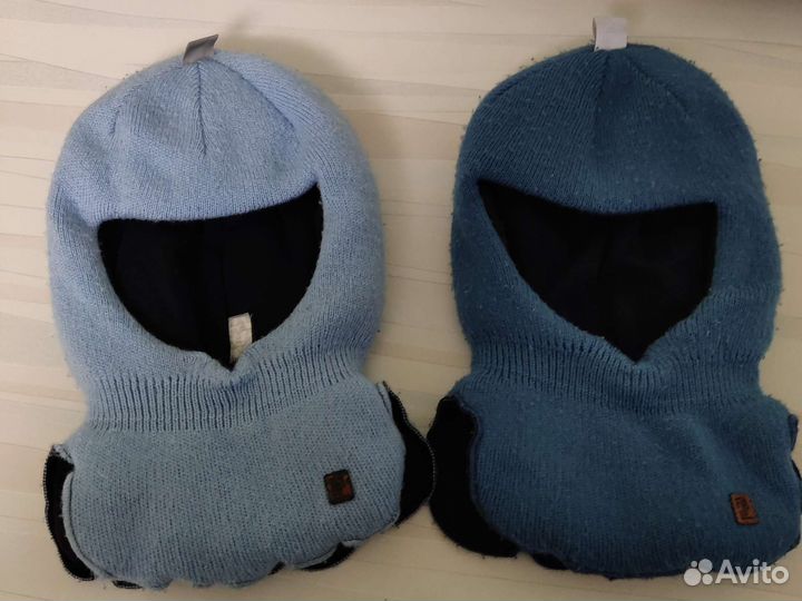 Шапка шлем для мальчика зима