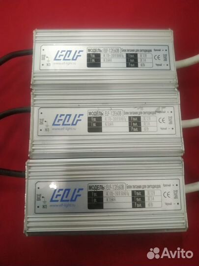 Блок питания ELF-12E60B влагозащищённый