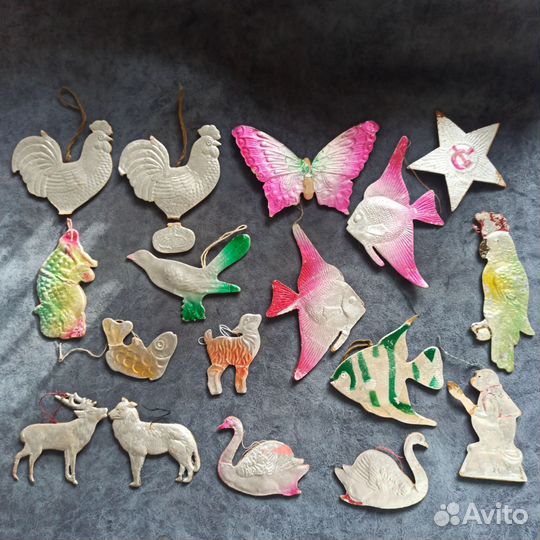 Елочные игрушки СССР одним лотом