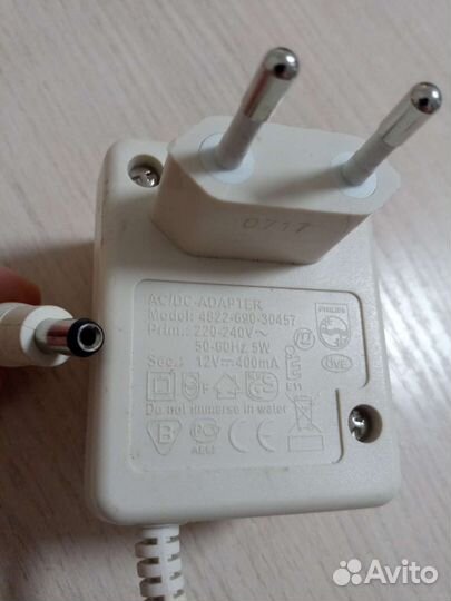 Адаптер philips 12v