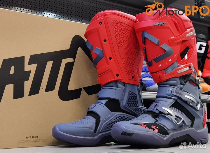 Мотоботы эндуро Leatt 5.5 красные