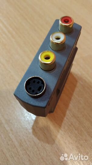 Адаптер Scart - 3xRCA +svhs переключатель