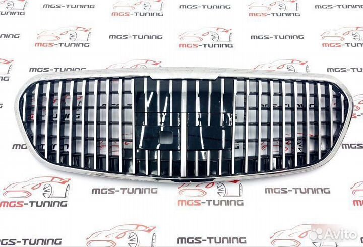 Решетка S-class W223 стиль Maybach под камеру 223