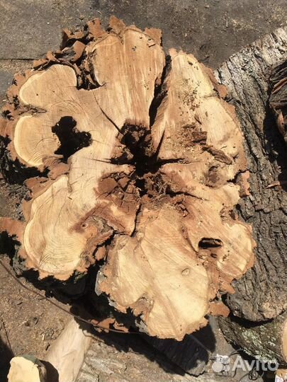 Торцевые спилы слэб под смолу акация