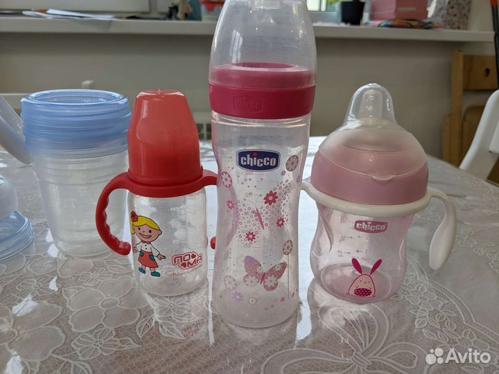 Молокоотсос авент и бутылочки