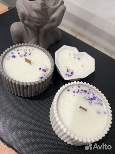 Статуэтки гипсовые, свечи,подарок,ручная работа