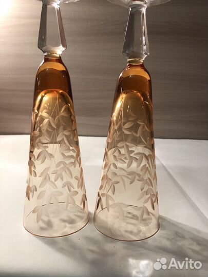 Хрустальный фужер Весна СССР