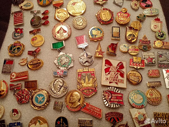Значки советская эпоха