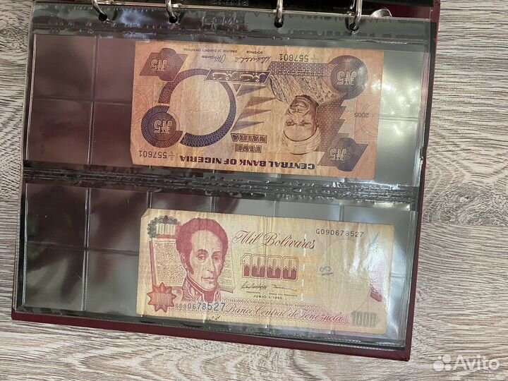 Коллекция купюр/монет разных стран