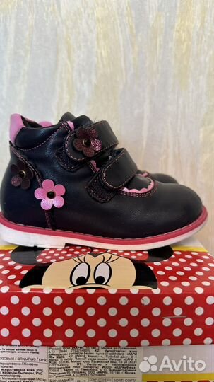 Ботинки демисезонные для девочки 22 размер