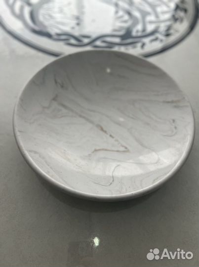 Тарелка, посуда из акрилового камня