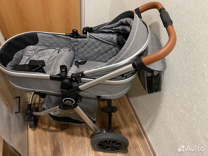 Коляска luxmom 3 в 1 трансформер