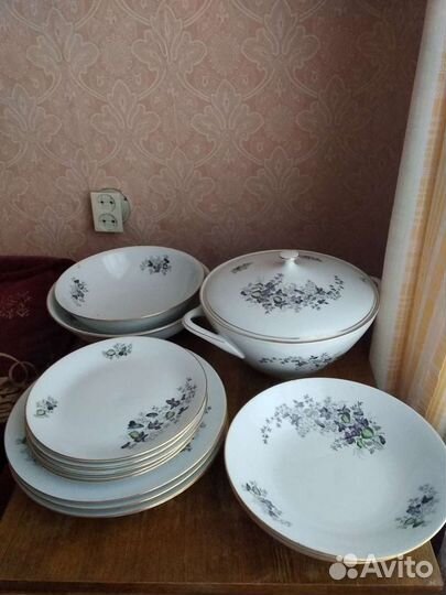 Столовый сервиз чехословакия торг
