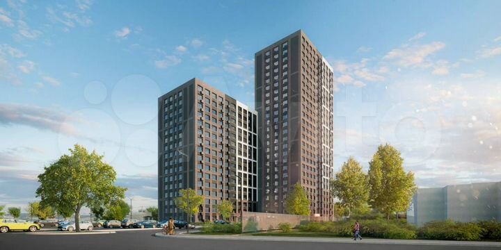 2-к. квартира, 54,9 м², 9/16 эт.