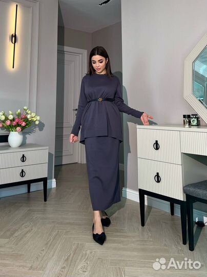 Вязаный костюм