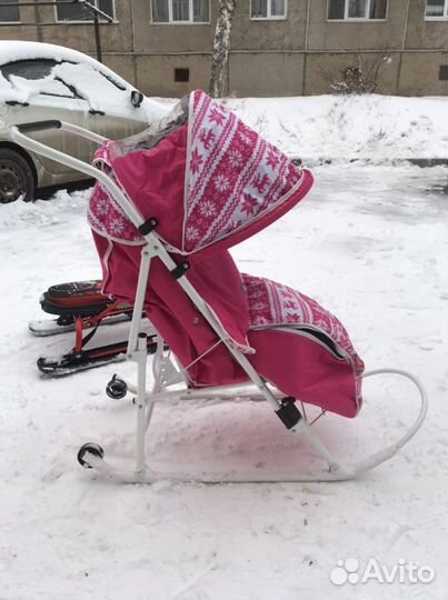 Коляска санки