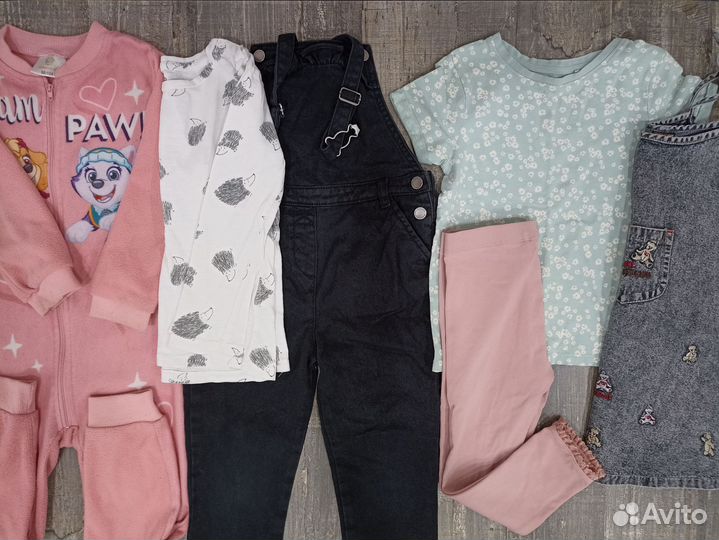 Одежда на девочку пакетом р.104-110