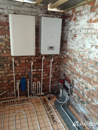 Монтаж систем отопления,водоснабжения