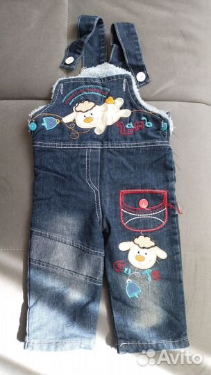 Джинсы теплые