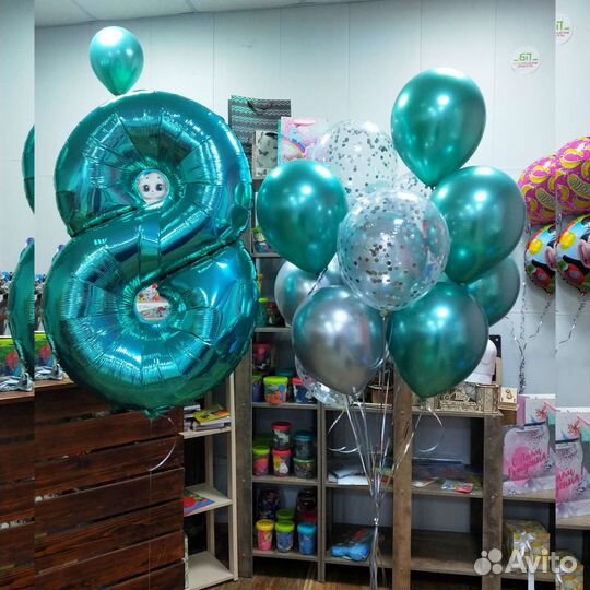 Коробка-сюрприз с шариками