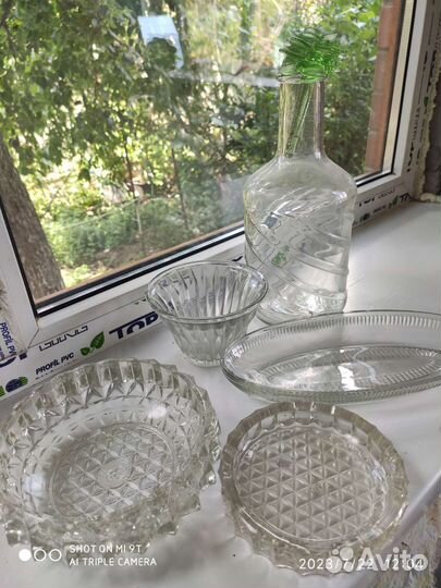 Вазы ссср,стекло