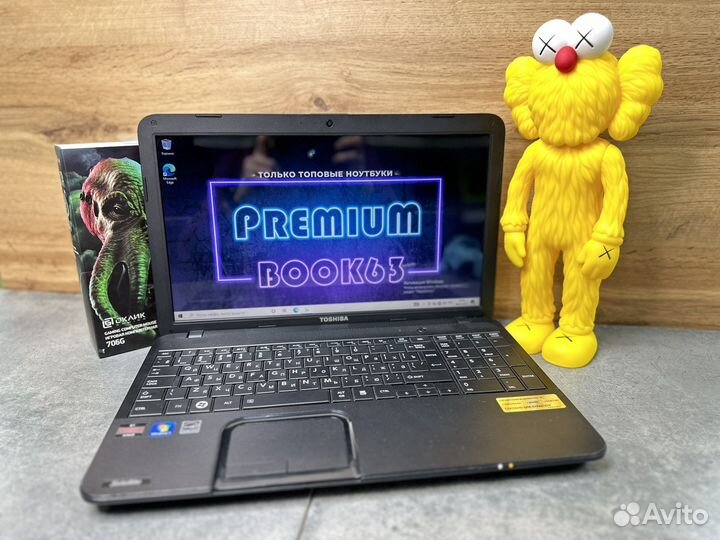 Ноутбук Toshiba AMD 2 ядра/RAM 4gb/SSD