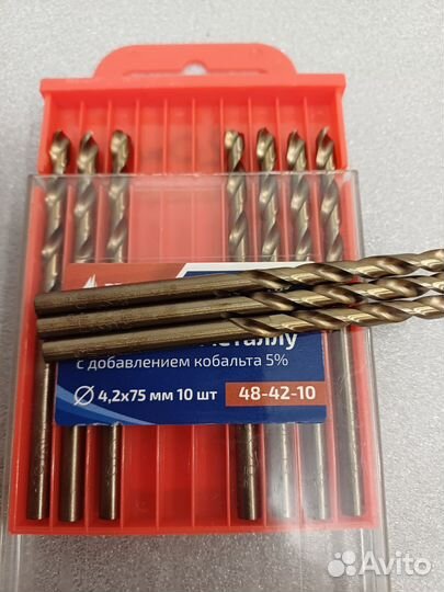 Сверло по металлу CO (4.2х43х75 мм) cutop 48-42-10