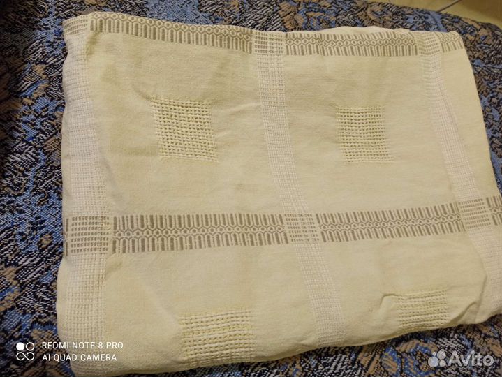 Скатерти и полотенца советские льняные