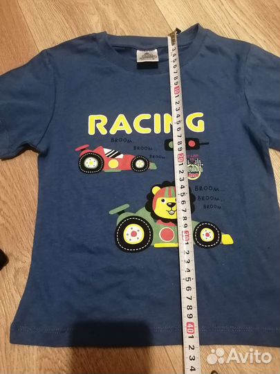 Новый костюм футболка и шорты 104