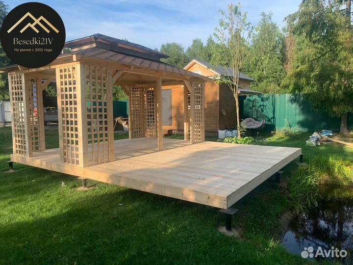 Беседка открытая