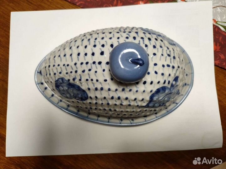 Масленка СССР Гжель