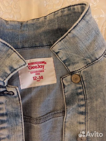 Джинсовая куртка gloria jeans 12-14 лет