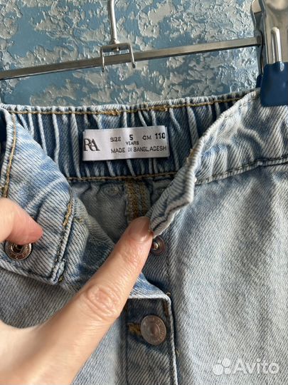 Юбка джинсовая Zara 110 для девочки