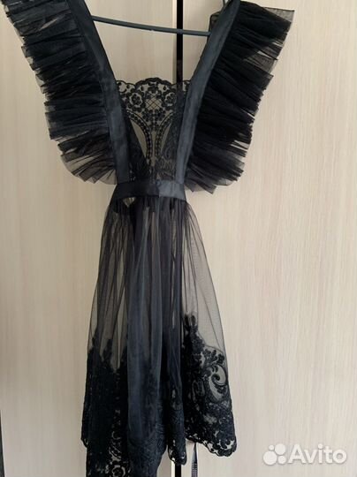 Школьный фартук черный