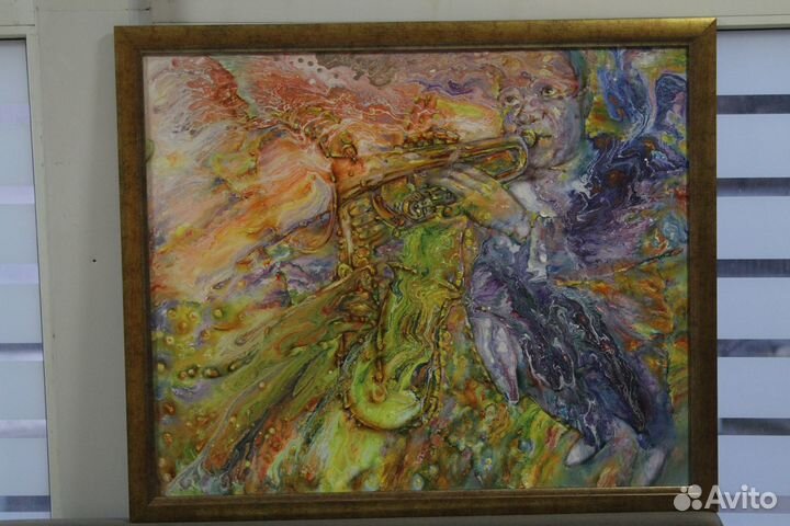 Картина Луи Амстронг Сидоров Е.П. 2017г