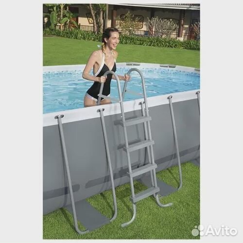 Лестница для каркасного бассейна 4 ступени