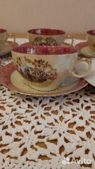 Фарфоровые тарелки, чайные чашки гдр