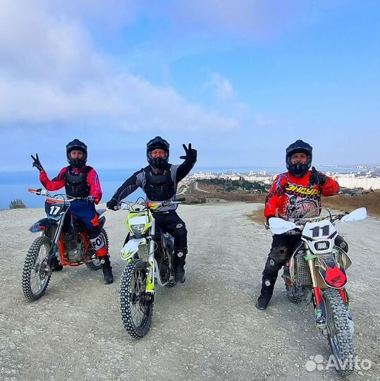 Прогулки, туры и экскурсии на мотоцикле эндуро