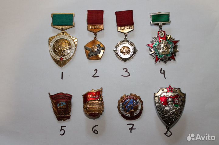 Советские значки