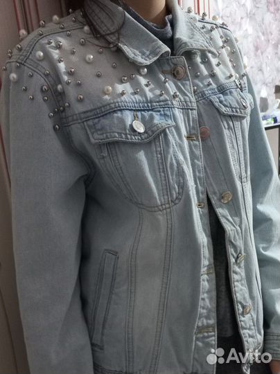 Джинсовая куртка женская