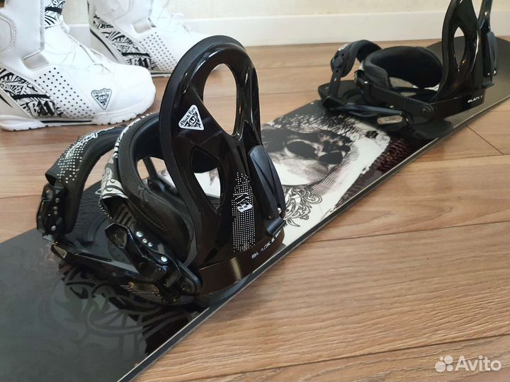 Сноуборд 163 комплект ботинки крепления