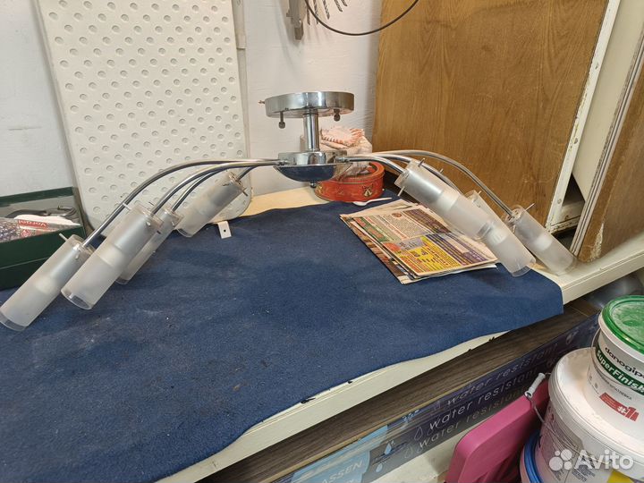 Люстра потолочная бу