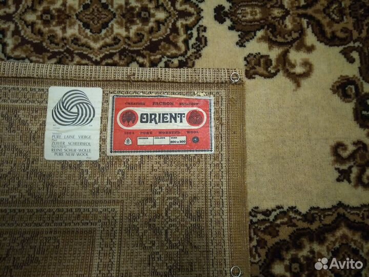 Ковер шерстяной 2х3м бельгия