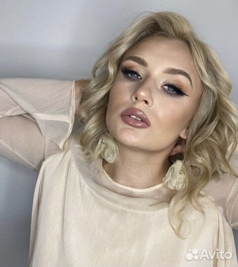 Макияж причёска