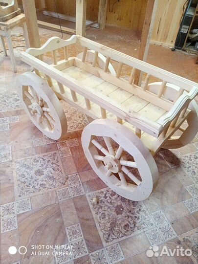 Декоративная телега