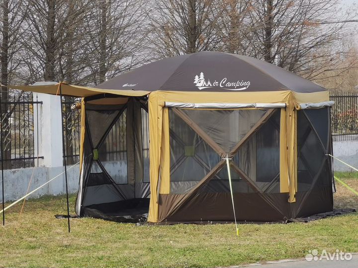 Шатер автомат усиленный с 1-м входом рыбалка/кемпи