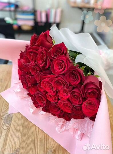 Букет 25 роз, букет 51 роза, букет 101 роза
