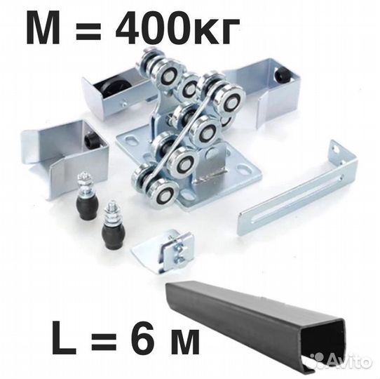 Откатные ворота 4х2 Т-профиль+автоматика Home Gate